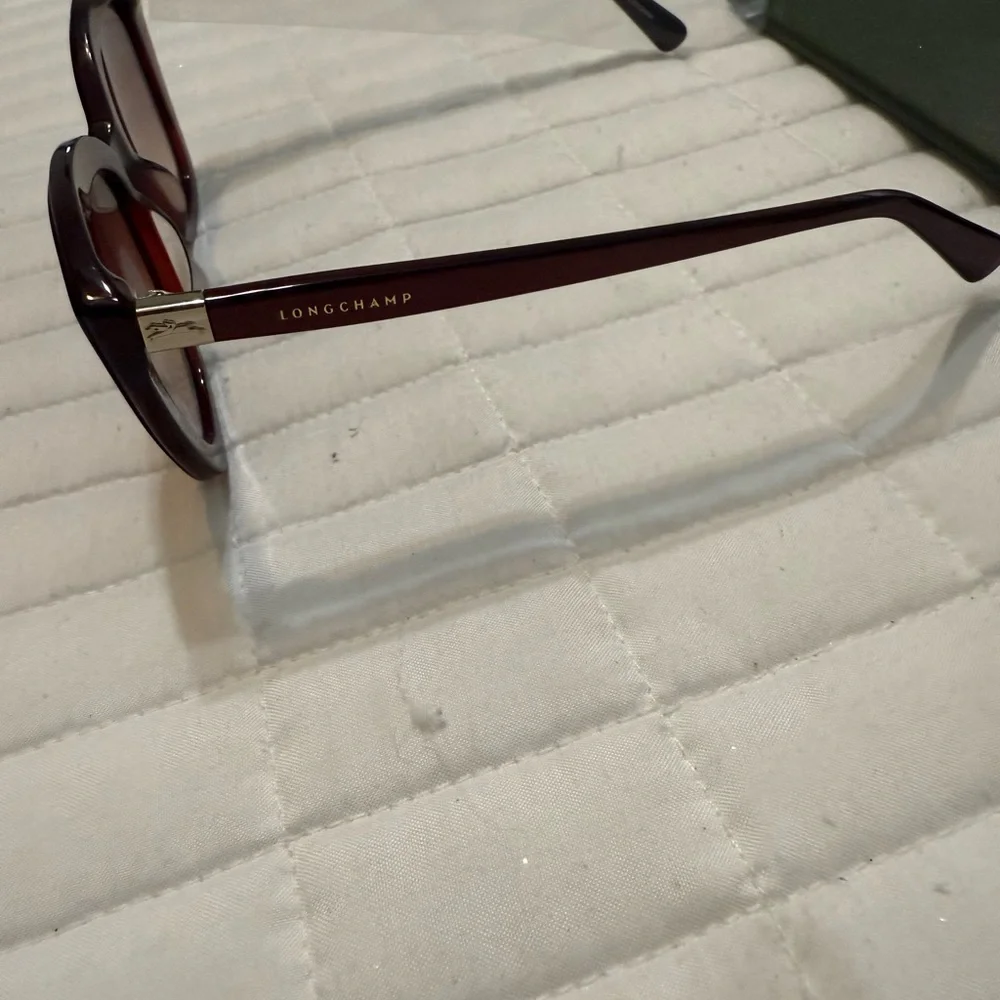 Longchamp Burgundy Women's Sunglasses - Picture 3 of 6